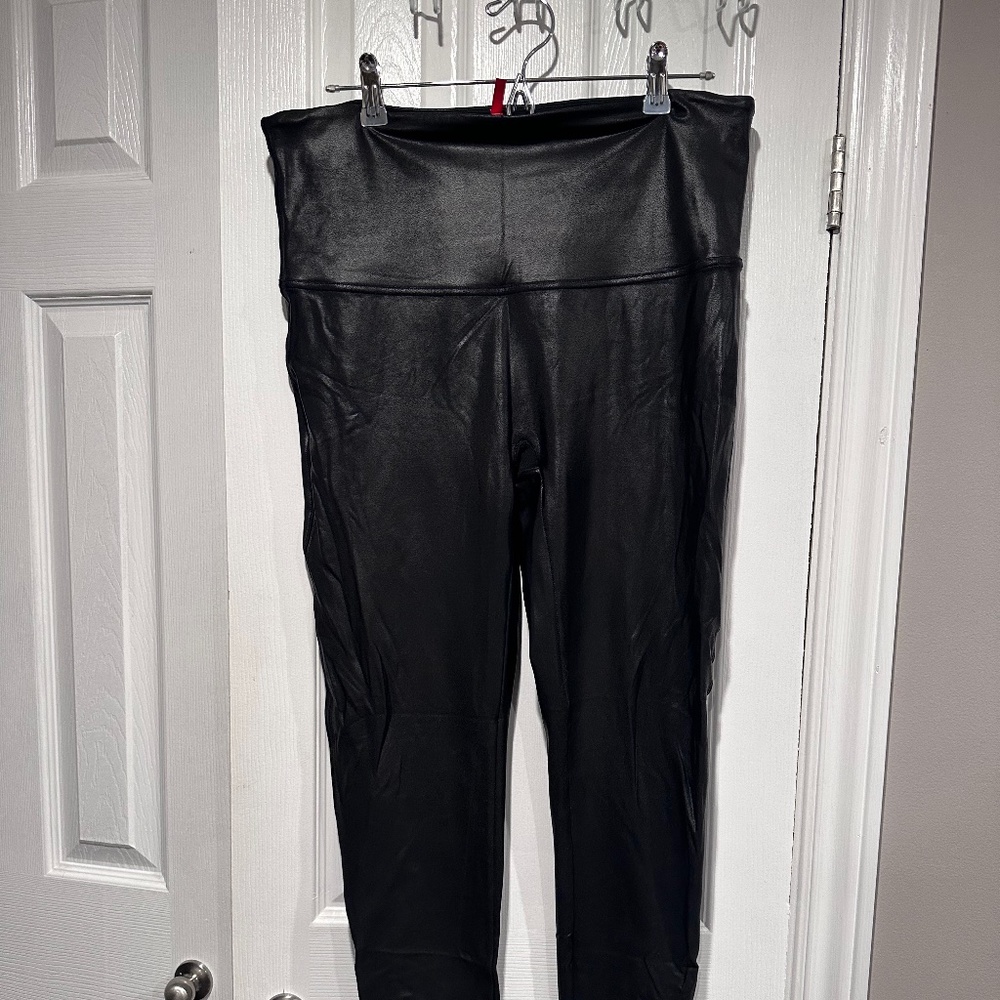 Spanx faux leather leggings